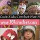 10 chic kid crochet hat patterns