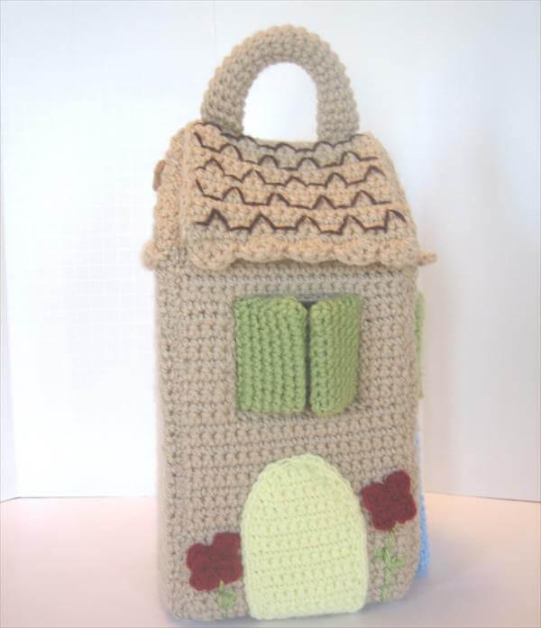 free bird house crochet pattern