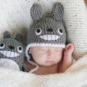 baby totoro kids crochet hat
