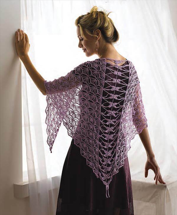 15 DIY Free Crochet Shawl Patterns – 101 Crochet Patterns