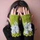 free crochet fingerless gloves