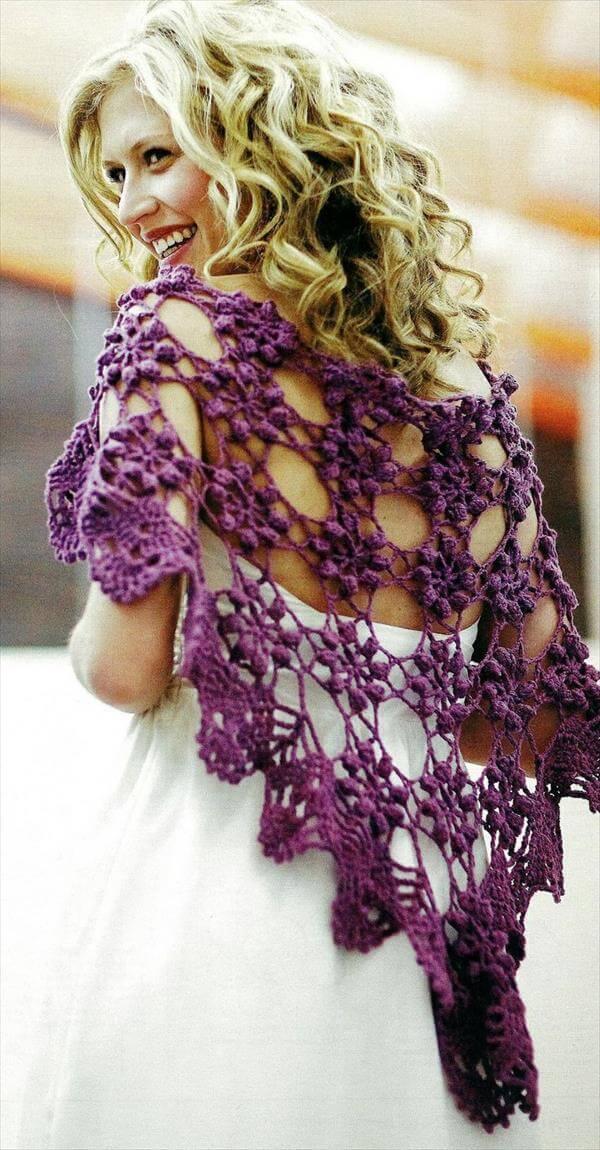 diy popcorn stitch crochet pattern