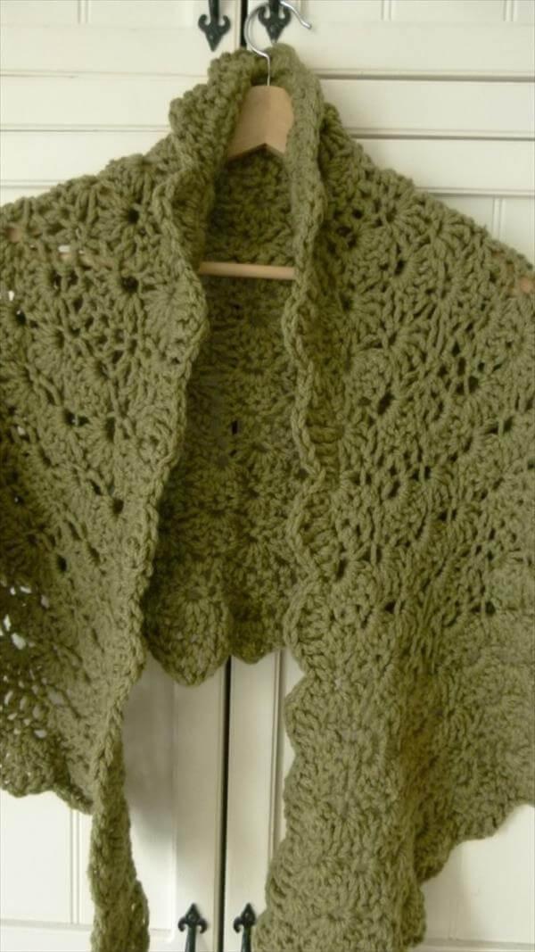 diy free crochet shawl pattern