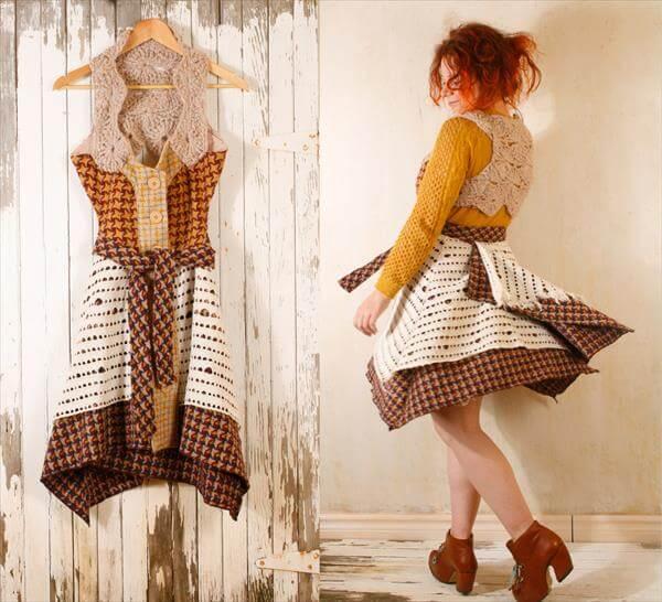 crochet bohemian dress pattern