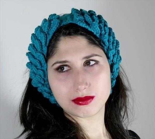 easy crochet headband and cowl pattern