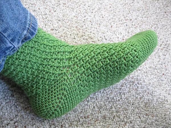 easy crochet socks pattern