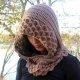 easy women crochet hood pattern