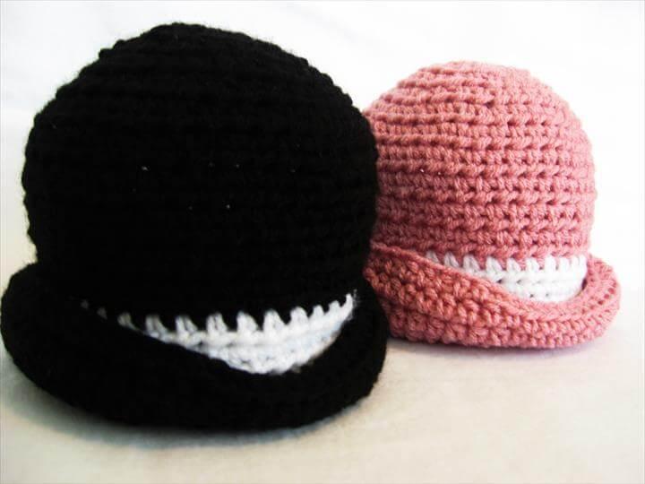 diy crochet derby hats