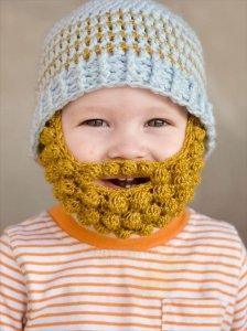 baby bobble beard crochet pattern