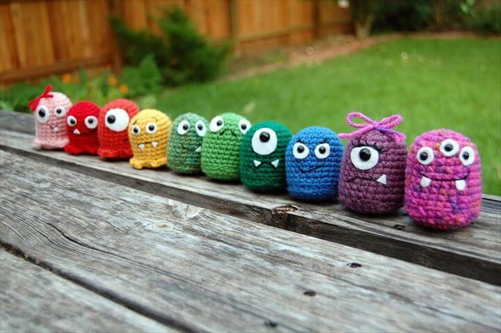 free crochet monsters
