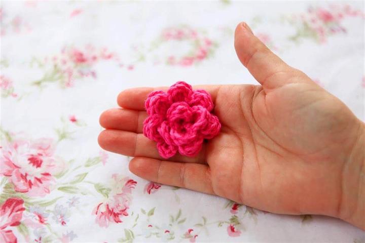 free crochet rose pattern