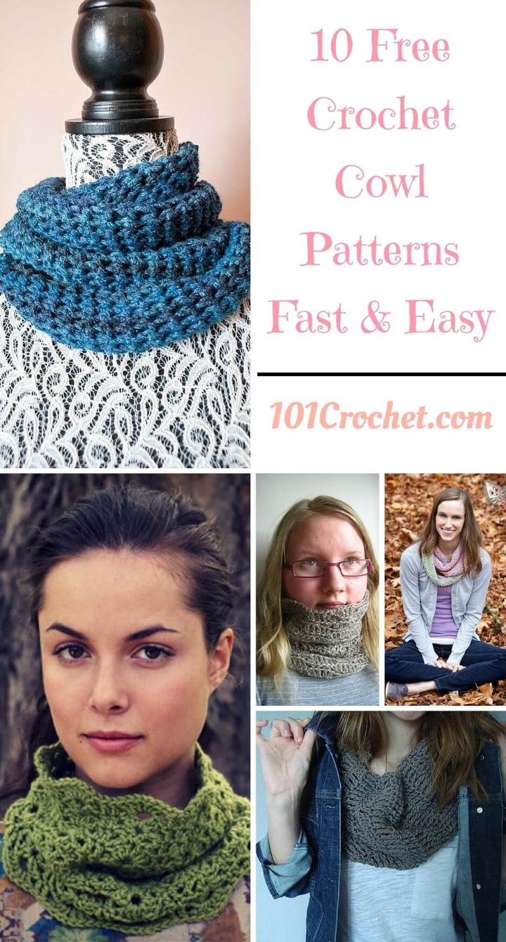 free crochet cowl patterns