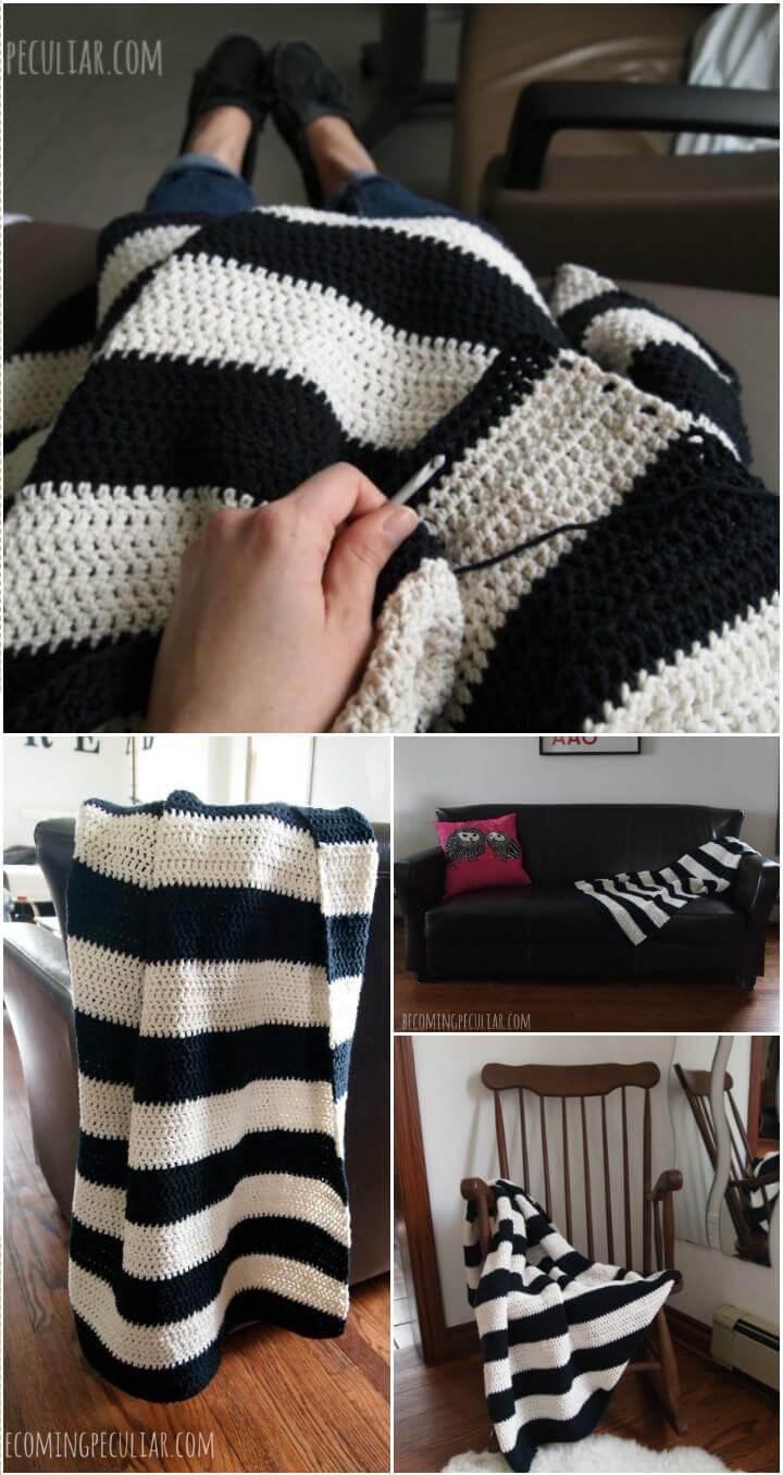 crochet blanket throw pattern