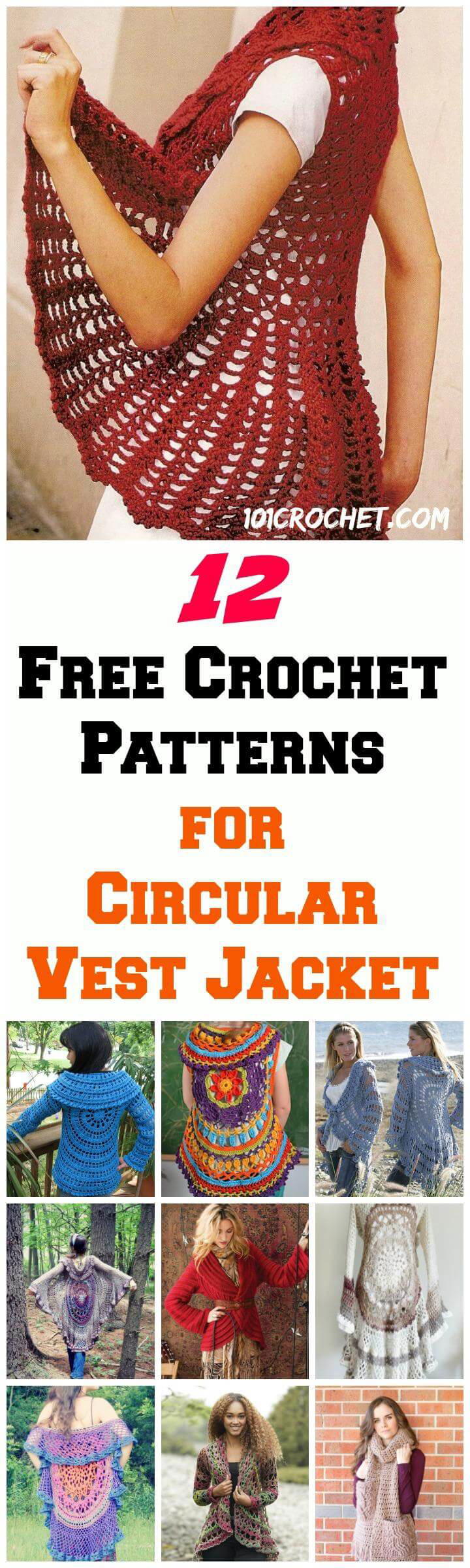 Child circle vest outlet crochet pattern