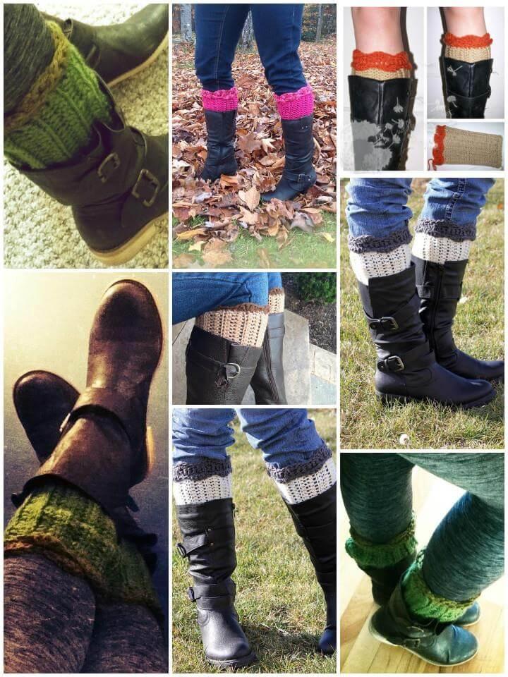 easy crochet boot cuffs