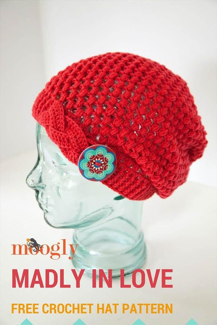 crochet madly in love hat