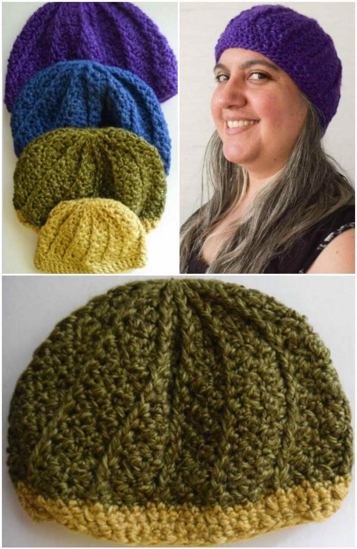 crochet not quite a slouch hat