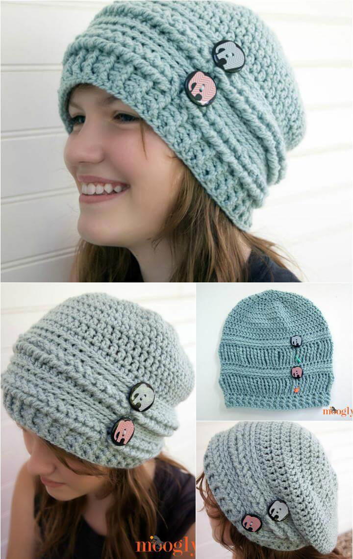 how to crochet womens hat