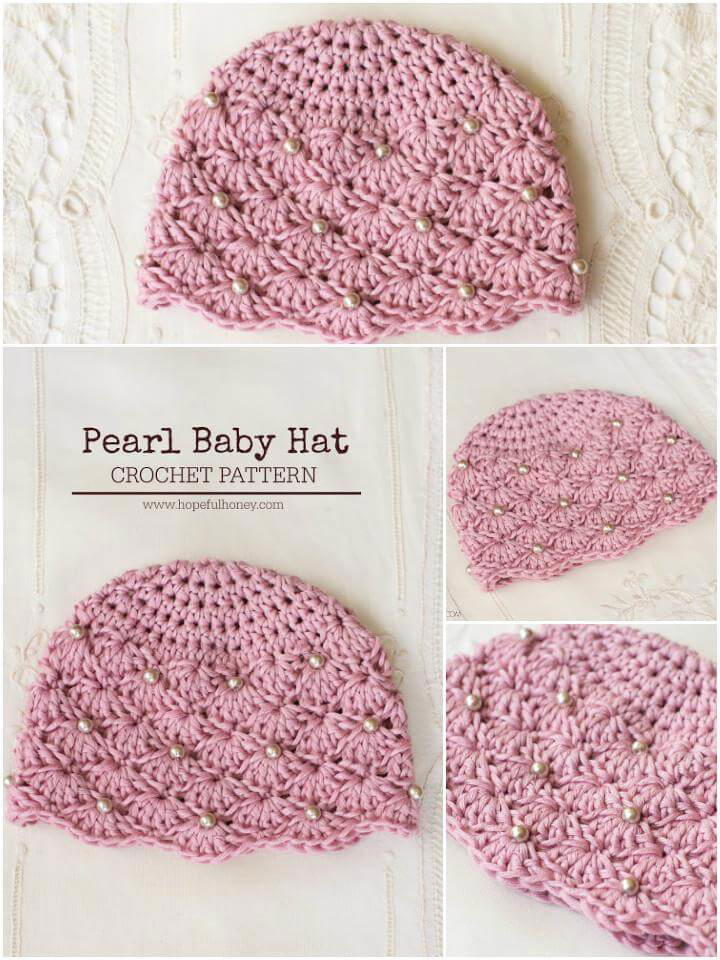 17 Free Crochet Baby Beanie Hat Patterns – 101 Crochet Patterns