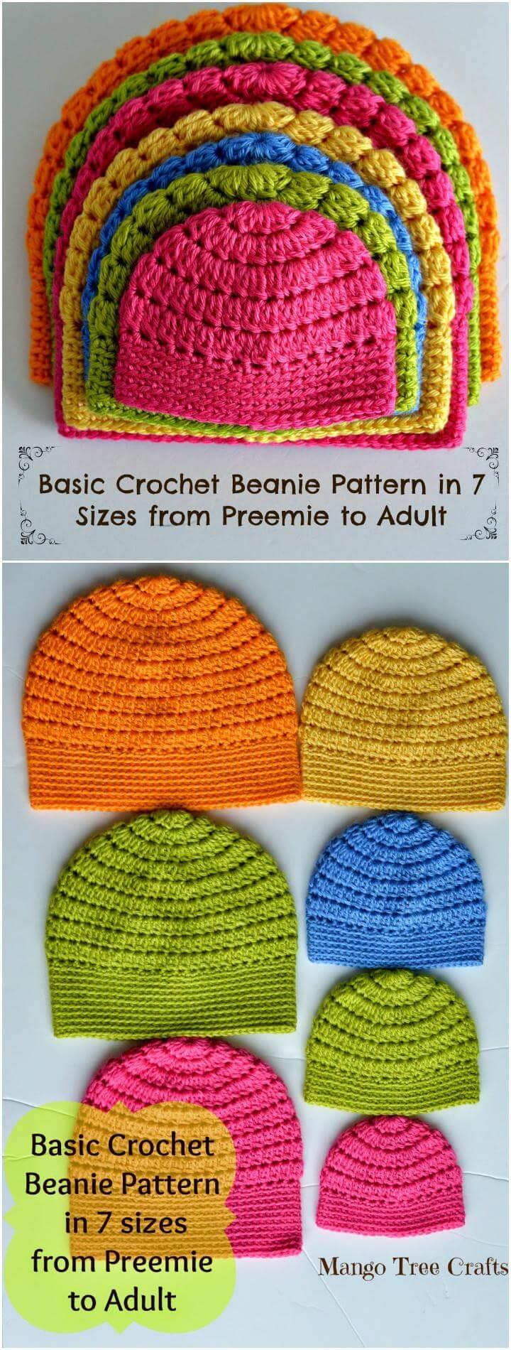 mango tree crafts crochet hat sizes