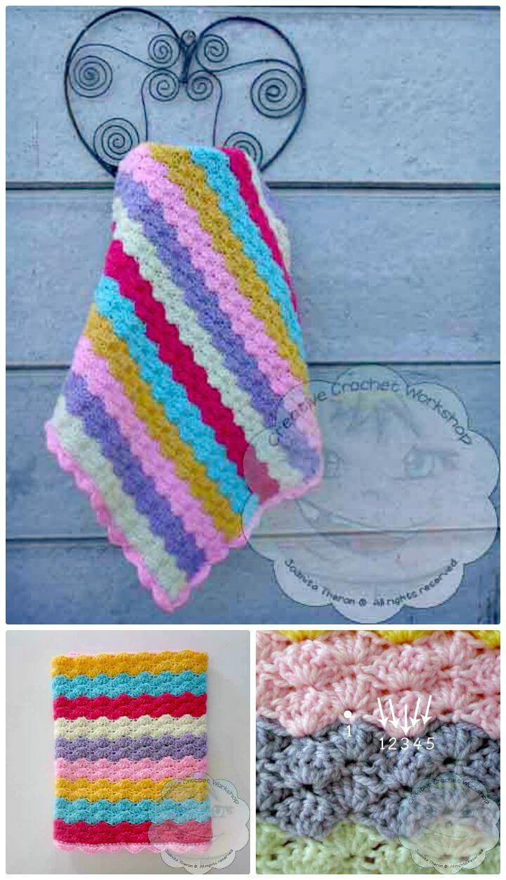 Crochet Pattern: Rainbow Storage Basket